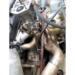 Collecteur 4 en 1 inox sur mesure pour Renault 4L
