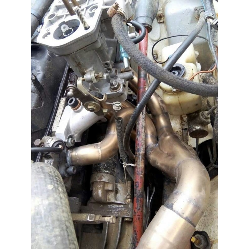 Collecteur 4 en 1 inox sur mesure pour Renault 4L